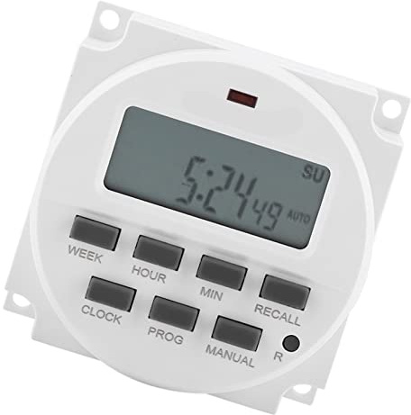 FTVOGUE 12 V DC/AC Schalter Programmierbar Timer Intelligente Digitale Steuerung Kunststoff Elektrohaushaltsgerät Appliance Board