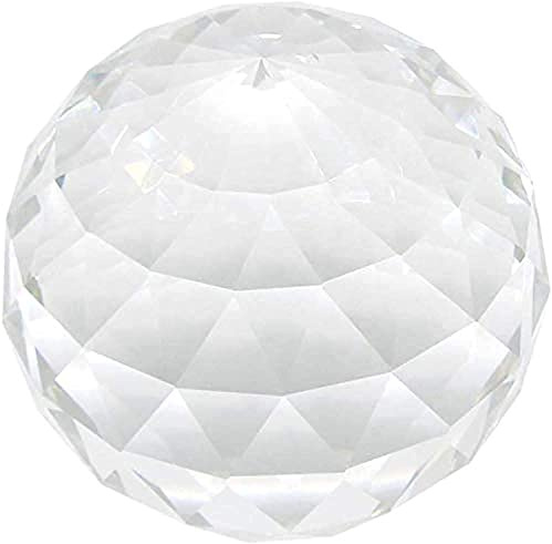 Klarglas Kristall Ball Prisma Suncatcher Regenbogen Maker, Kugel Faceted Blick Ball für Fenster, Feng Shui, Home Office Garten Dekoration (120mm)