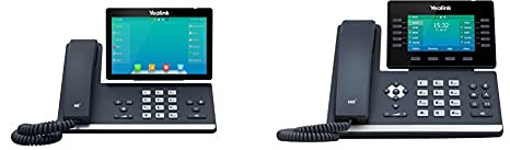 Yealink IP Telefon SIP-T57W VoIP-Telefon, schwarz & IP Telefon SIP-T54W VoIP-Telefon, schwarz