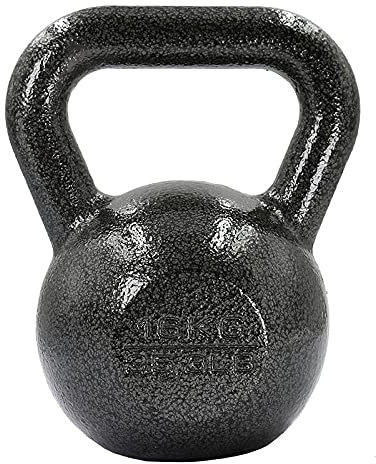 Cfty Kettlebell 4KG 8KG 12KG 16KG 20KG 24KG 32KG Fitness-Heimstärke-Training Gusseisen-Wettbewerbssportgeräte (einteilig)(16KG)