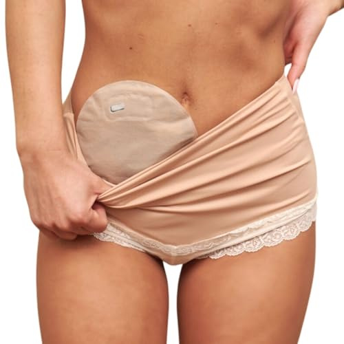 SIIL Stomahöschen Sofía | Innentasche und Öffnungen für Stomabeutelbezug | Stomabekleidung, Stomawäsche, Stoma