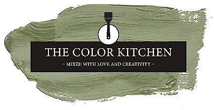 Livingwalls THE COLOR KITCHEN kräftige Wandfarbe - Malerfarbe für farbenfrohe Räume - matte Innenfarbe in Grün - 5l Deckfarbe in TCK4002