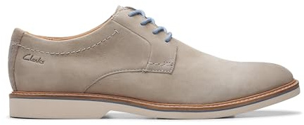 Clarks Atticus LTLace Mens Grey Nubuck, 7