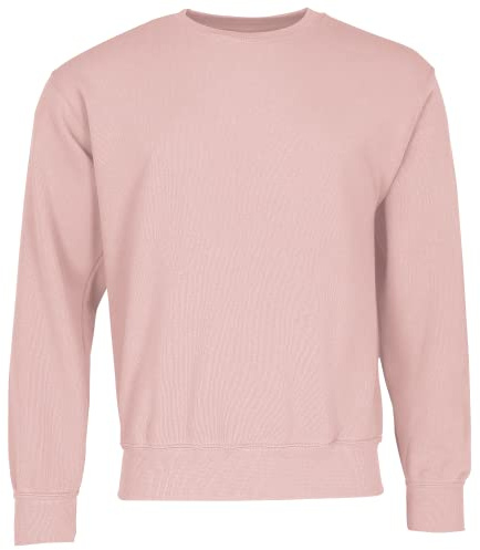 Fruit of the Loom Sweatshirt classique avec sac en tissu MyShirt GRATUIT, Poudre rose., XL