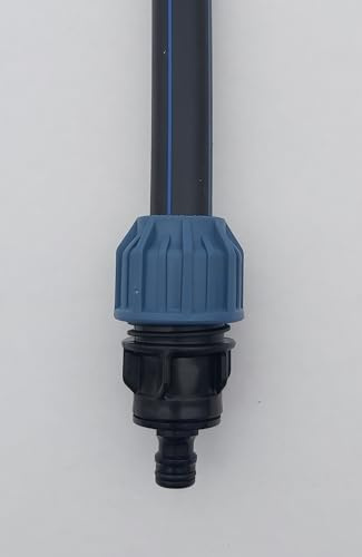 Zusatz für Wandscheibe (25mm Rohr) mit Kugelauslaufhahn wenn man einen Wasserschlauch mit Schnellanschluss anschließen möchte
