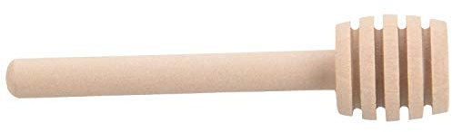 Gathukila 50 Stück Mini-Holzlöffel, 7,6 cm, einzeln verpackt, Servierplatte für Glasspender, geträufelt, Hochzeitsfeier