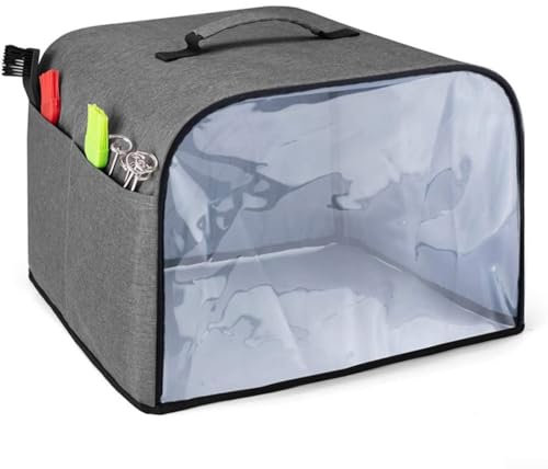 Copertura per tostapane, macchina per il pane a 2 fette da cucina, piccolo elettrodomestico, copertura antipolvere con panno Oxford, copertura protettiva per friggitrice ad aria