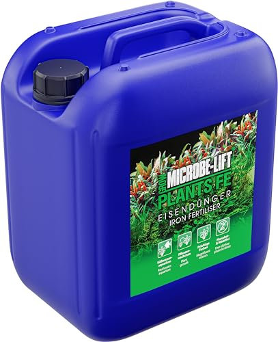 Ferro per piante acquario 5000 ml – MICROBE-LIFT Plants FE – contro foglie pallide & clorosi – crescita vigorosa & verde intenso – senza nitrato né fosfato – per vasche grandi & sistemi automatici