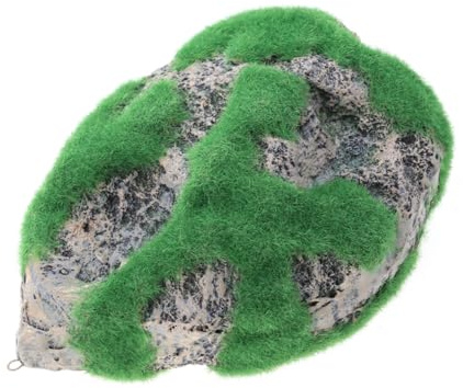 FONDOTIN Schwimmende Aquarium Deko Künstlicher Bimsstein Mit Verstellbarem Aufhänger Für Fischbecken Dekoration 18X13X6Cm Aquarium Zubehör Steine