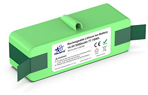 melasta 14.4V 5400mAh Lithium ion Battery Replacement for Roomba 900Series, Roomba Vacuum Cleaner Compatible with iRobot Roomba 980 981 985 970 960 961 964