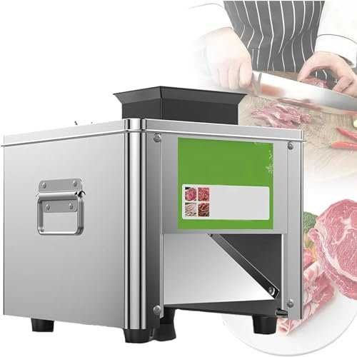 Affettatrice di carne, Affettatrice elettrica per uso domestico 850 W, Affettatrice per gastronomia, Formaggio a spessore regolabile, Pane, affettatrice per carne, trituratrice,3.5mm