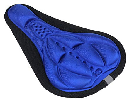 QiaoJun Sattelbezug Fahrrad，Fahrradsattelbezug 2 stück mtb bergradfahren Fahrrad Ultra weich 3D silikongel pad Sitz sattelabdeckung weiche Kissen Fahrrad Sattel Sitz 4 farben