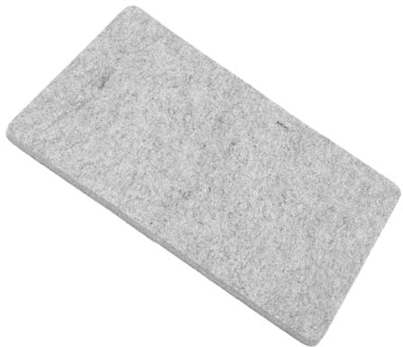 AUTSUPPL Woll Filzmatte Bügelbrettauflage Filz Bügelmatte Zum Bügeln Für Textilreinigung Saugfähig Hitzebeständig Kompakt 12x18 Zoll Hellgrau