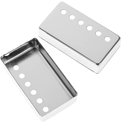 Homoyoyo 2stücke Ersatz-tonabnehmerabdeckungen Gitarren Humbucker-tonabnehmerkappen Steg-tonabnehmer und Hals-tonabnehmer Kompatibel mit Gitarren