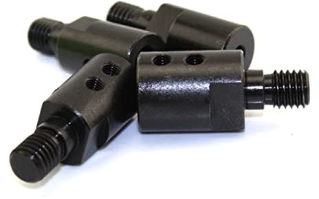 HOMSFOU 1pezzi Mandrino Per Motore Axle Adattatore Per Accoppiatore Con Giunto Flangia Compatibile Con Circolari e Modelli Fai Te Resistente e Facile Da Installare