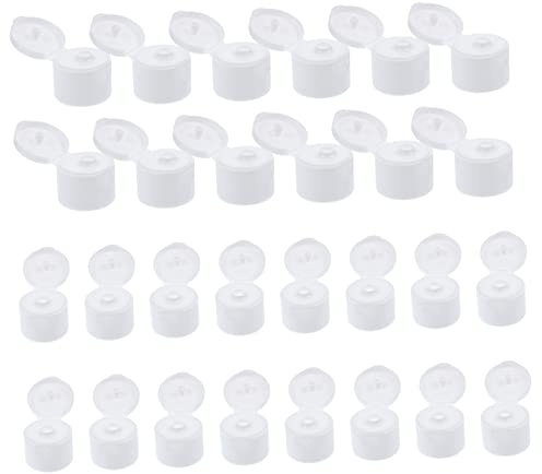 UPKOCH 50pcs Replaceable Sports Bottle Lids Pull-type Plastic Mineral Water Bottle Tops White Wear-resistant Convenient to Use Leak-proof Caps