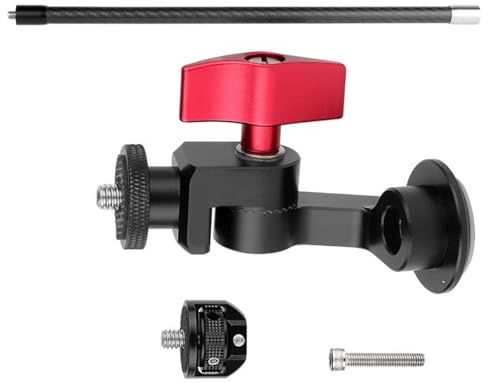 Kfwfuaee Set di sterzo per biciclette Supporto per tappo Action Camera Staffa per 28 6 mm Attacco manubrio bicicletta Leghe di alluminio Supporto superiore Facile da Installare Interfacce filettate