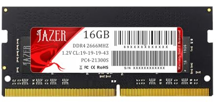 JAZER DDR4 RAM 16GB 2666MHz CL22 Laptop Notebook Momery