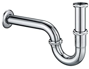 Siphon Messing Verchromt 1 1/4 für Waschtisch Waschbecken | Sifon, Syphon, Bad, NEU