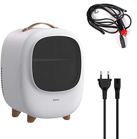 STIN Portable Voiture Mini-réfrigérateur congélateur compresseur réfrigérateur Chauffage avec câble d'alimentation CA/CC pour la Voiture et la Maison et Camping,Blanc