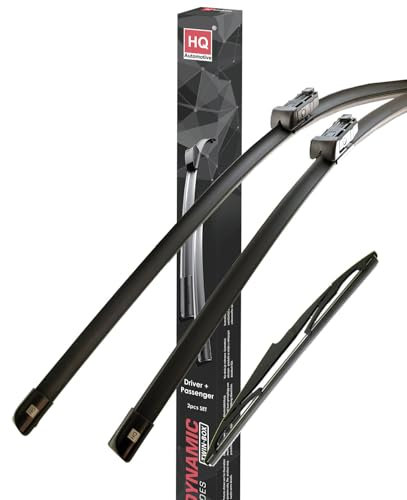 HQ Automotive Wiper Blades for Vauxhall Astra (K) (2015-2021) Front Rear Kit, Adr42-824|Hq10F