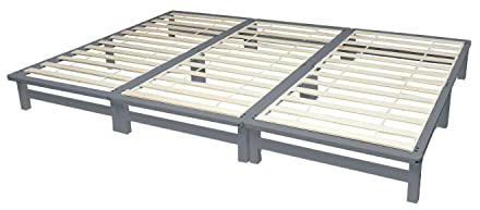 Homestyle4u Lit Familial palette 270x200 cm Gris