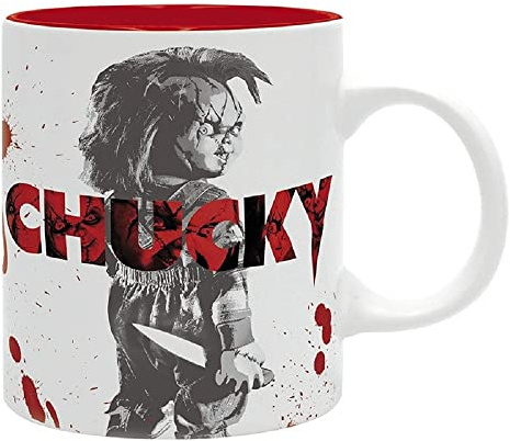 Chucky die Mörderpuppe - Tasse - Childs Play - Kaffeebecher - Logo - Mug - Geschenkbox