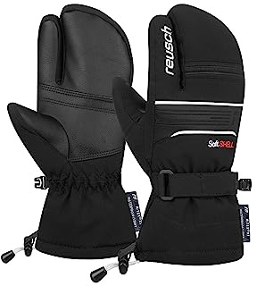 Reusch Kondor R-TEX XT Junior Lobster sehr warme, wasserdichte und atmungsaktive 3-Fingerhandschuhe Winterhandschuhe Skihandschuhe Kinder Kids Jugendliche Mädchen Jungen