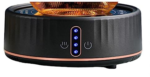 Stufa elettrica in ceramica 220V Stufa per tè 1000W Stufa ad acqua per fornello per tè per uso domestico muto,Black