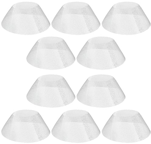 YOLUFER 10 Pcs Round Range Hood Filters Filter Replacement Grease Net for Kitchen Range Hood (19 cm in diameter), ZY-Filter Net-10pcs