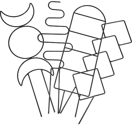 BESPORTBLE 4pezzi Trellis per Piante Rampicanti Supporto per Vasi da Giardino Struttura Decorativa per Piante Indoor e Outdoor Resistente e Riutilizzabile