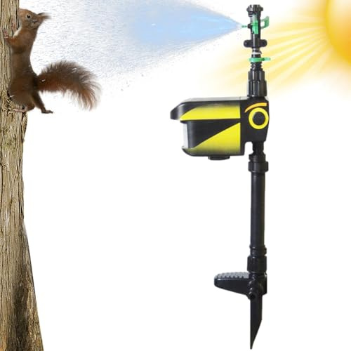 Aspersor con sensor de movimiento - Aspersor con sensor de movimiento para el movimiento de los gatos | Aspersor de energía solar con detector de movimiento | Aspersor activado por el movimiento y