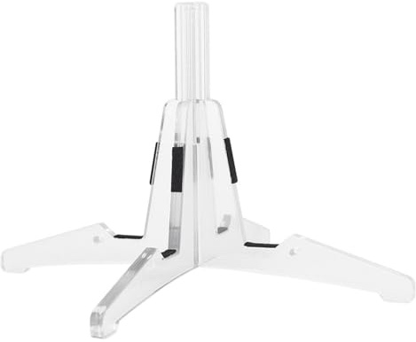 Support de clarinette portable – Support stable pour flûte à 4 pieds | Design amovible, support de clarinette petit et léger pour pratique et exposition