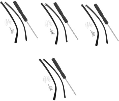 Ipetboom 4paare Ersatzbügel Für Brillen Universelle Brillenarmteile Für Sonnenbrillen Und Lesebrillen Installieren Komfortabel Und Langlebig Für Schnelle Reparaturen