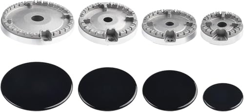 Quemadores de cocina, kit de tapa de llama de corona, quemador de gas de repuesto para horno, quemador de gas de rodillo, se adapta a la mayoría de quemadores de estufa de gas, para cocina Rangemaster