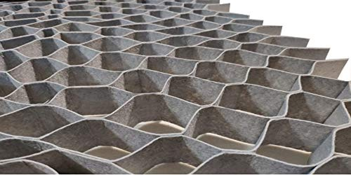Floratex Systems Géocellule stabilisateur de gravier pour passage de véhicules et parking (5 cm de haut, 1 m de large, 7 m de long, 7 x 7 cm)