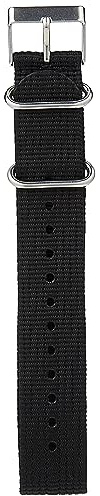 Timex Men's 20 mm Fabric Slip-Thru Single Layer Strap TW7C05600