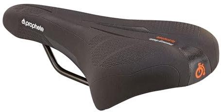 Prophete Fahrradsattel, MTB-Renn-Sattel, mit Memory Foam Technology, Farbe schwarz