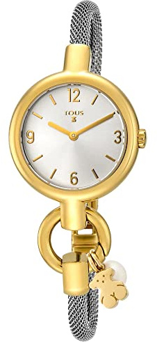 TOUS Watches Hold Reloj para Mujer Analógico de Cuarzo con Brazalete de Acero Inoxidable 800350860