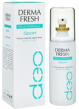 Dermafresh Sport, Deodorante Spray, Pelle Normale, Profumazione Agrumata, No Gas, 100 ml