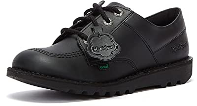 Kickers Kick Lo Vegan Youth Black Shoes-UK 6 / EU 39