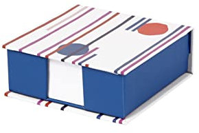 Clairefontaine 115794C - Punchy Line, Memoblock 11x11x4 cm, 300 Blatt blanko, 90g, ideal für Notizen und Einkaufsliste, 1 Stück