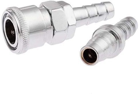 TANGJIANCHENG 2ST Eisen Rückschlagventil Pneumatische Fittings Luftleitungsschlauch Kompressor-Anschluss Schnellkupplung Luftleitungsarmaturen for 10mm Schlauch SH30 PH30