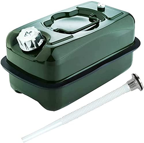 UCCE Latas de Gasolina 5L Tanque de Gasolina Diesel Portátil antioxidante Lata de Combustible de Metal Gasolina Combustible Diesel Almacenamiento de Aceite Combustible Contene