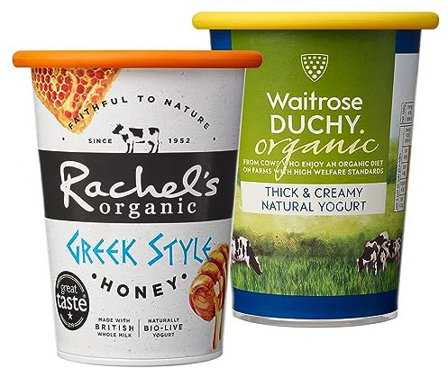 MOOPOPS - Large Pot Tops. 2 Reusable Silicone Lids Specifically Designed to Fit Standard Yoghurt and Cream Pots to Seal in Freshness - Bright (Orange and Yellow)