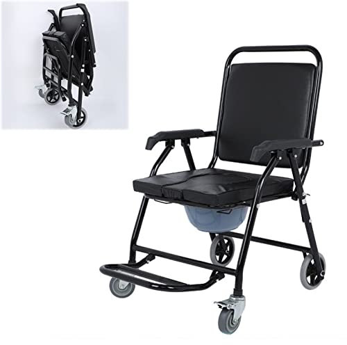 Shower Stool with Backrest and Armrest, Klappbar, Badhocker für die Dusche, Duschstuhl Duschsitz für Senioren, duschhocker Aluminiumlegierung Belastung 150 Kg, U-förmiger Sitzfläche