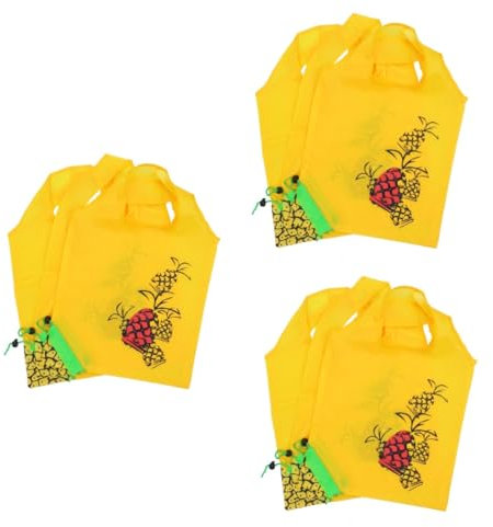PRETYZOOM 9 Stk Faltbare Tragetasche Einkaufstaschen Einkaufstüten Für Die Küche Packbare Einkaufstasche Fruchttragetaschen Faltbare Aufbewahrungstaschen Einkaufen Obst Erdbeer Tasche