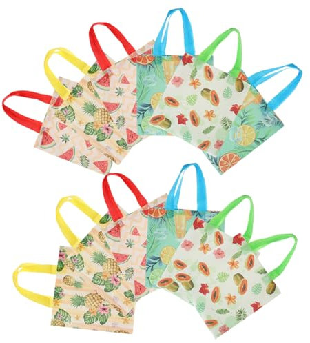 TOPBATHY 12stücke Teiliges Aus Wasserdichten Wiederverwendbaren Non-woven Einkaufstaschen Mit Fruchtigen Motiven Für Täglichen Einkauf Und Vielseitige Aufbewahrung Von Lebensmitteln