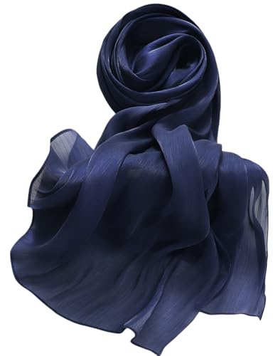 Lina & Lily Damen Hijab Kopftuch Schal mit Glanz-Schimmer Für Muslimische Frauen