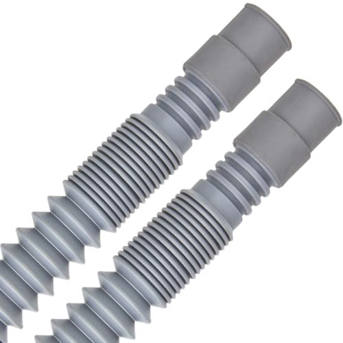 Schläfer 262003 | Tubo di scarico per Lavatrice Universale 2 metri 3/4 | Prolunga Estensibile 70-200 cm | Tubo di Scarico Flessibile Per Lavatrice e Lavastoviglie diam 19/25-21/28 mm